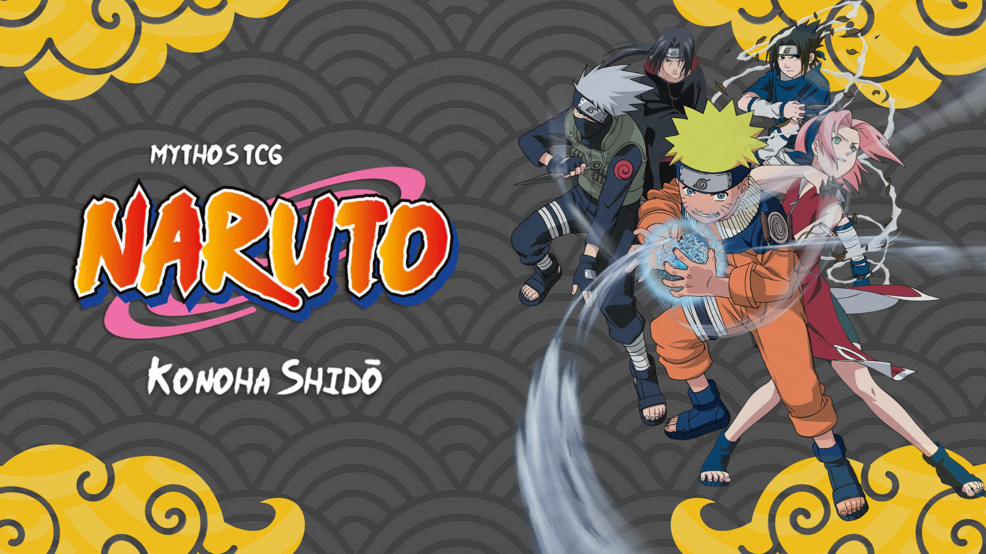 Naruto Mythos TCG Set 1 Konoha Shidō en précommande sur CardBros
