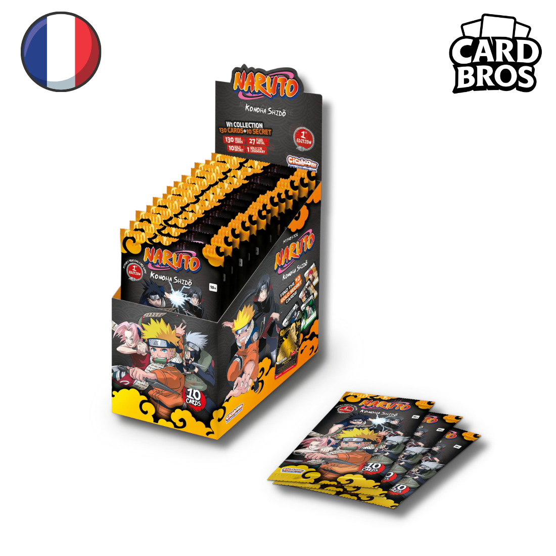 PRECOMMANDE - Display (24 Boosters) | Naruto Mythos TCG | 1er chapitre : Konoha Shidō | 1° Édition (FR)