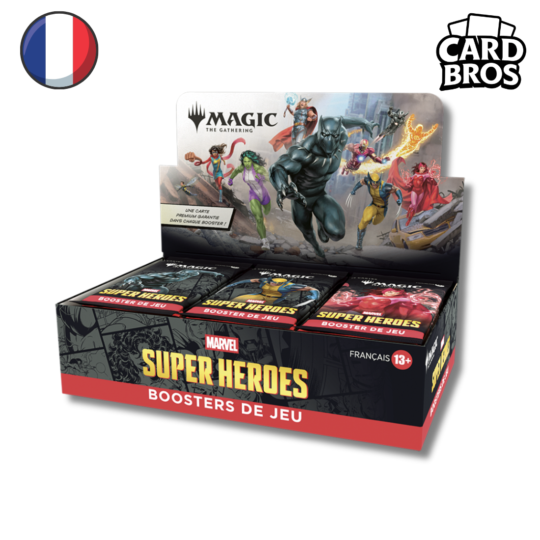 Display de 30 boosters de jeu Magic: The Gathering | MARVEL SUPER HEROES (FR)