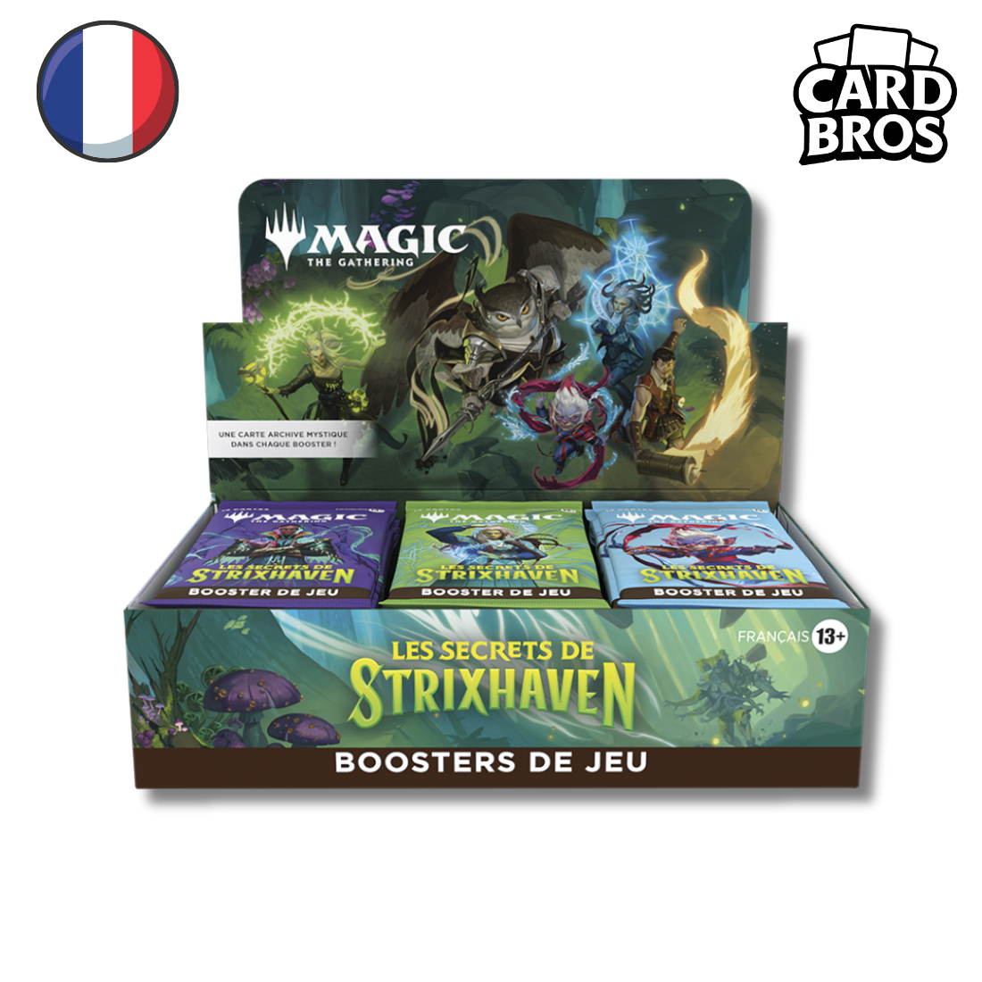 Boite de 30 boosters de jeu Les Secrets de Strixhaven - Magic FR Boite de 30 boosters de jeu Les Secrets de Strixhaven - Magic FR