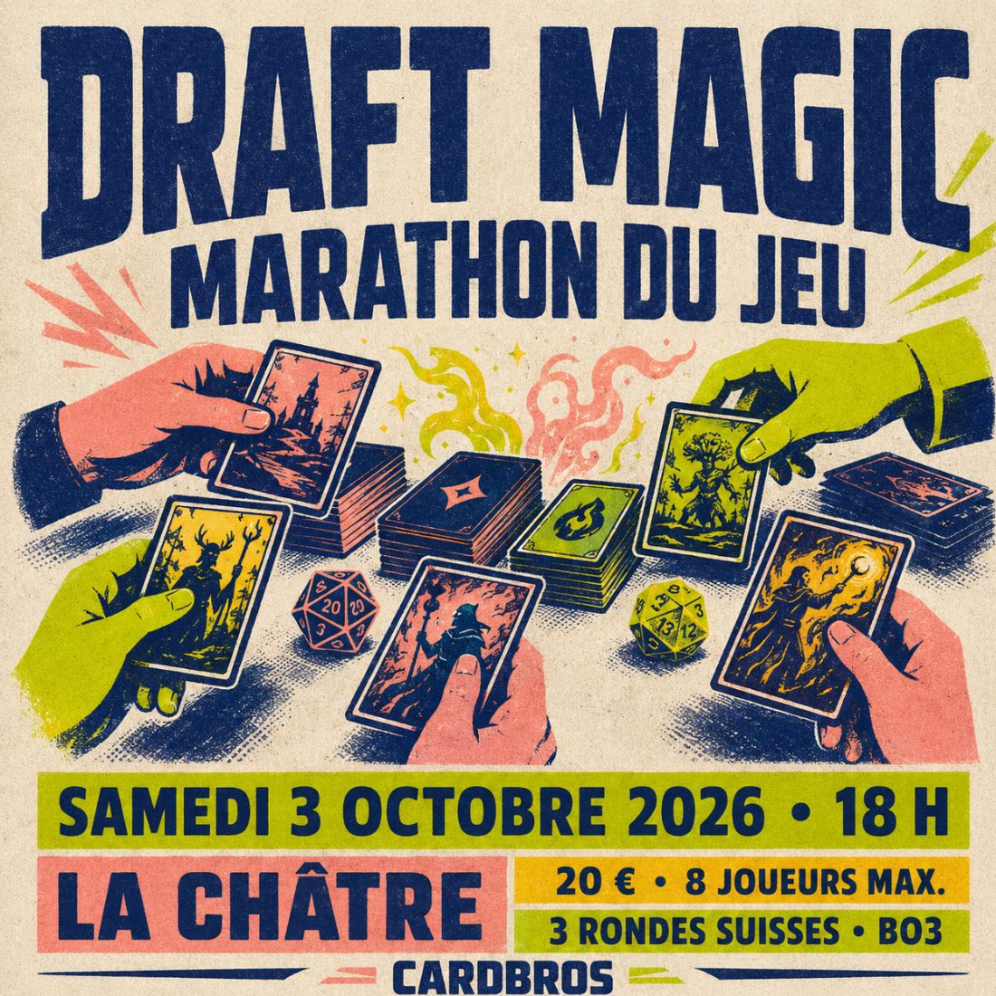Draft Magic – Marathon du Jeu de La Châtre | 3 octobre 2026