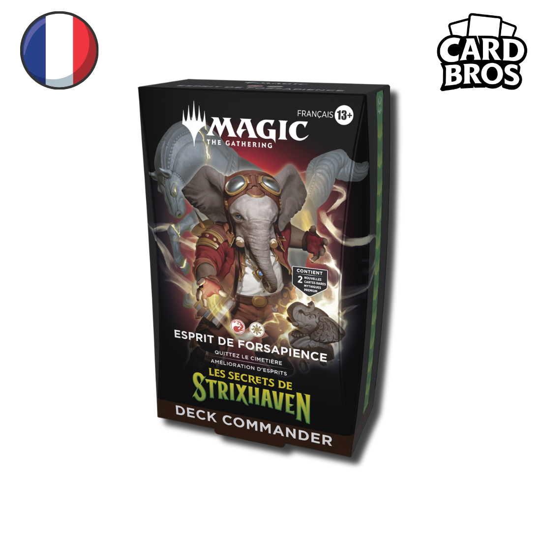 Deck Commander Magic: The Gathering - ESPRIT DE FORSAPIENCE | Les secrets de Strixhaven (FR)