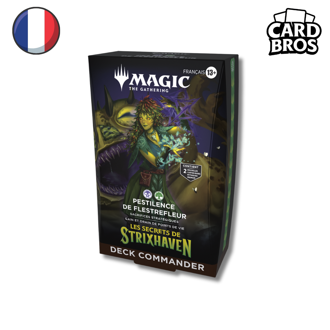 Deck Commander Magic: The Gathering - PESTILENCE DE FLESTREFLEUR | Les secrets de Strixhaven (FR)