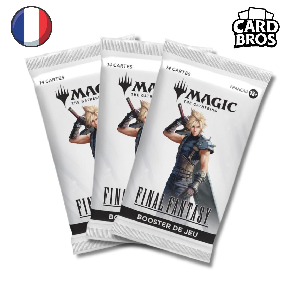 Lot de 3 Boosters de jeu Magic: The Gathering | FINAL FANTASY (FR)
