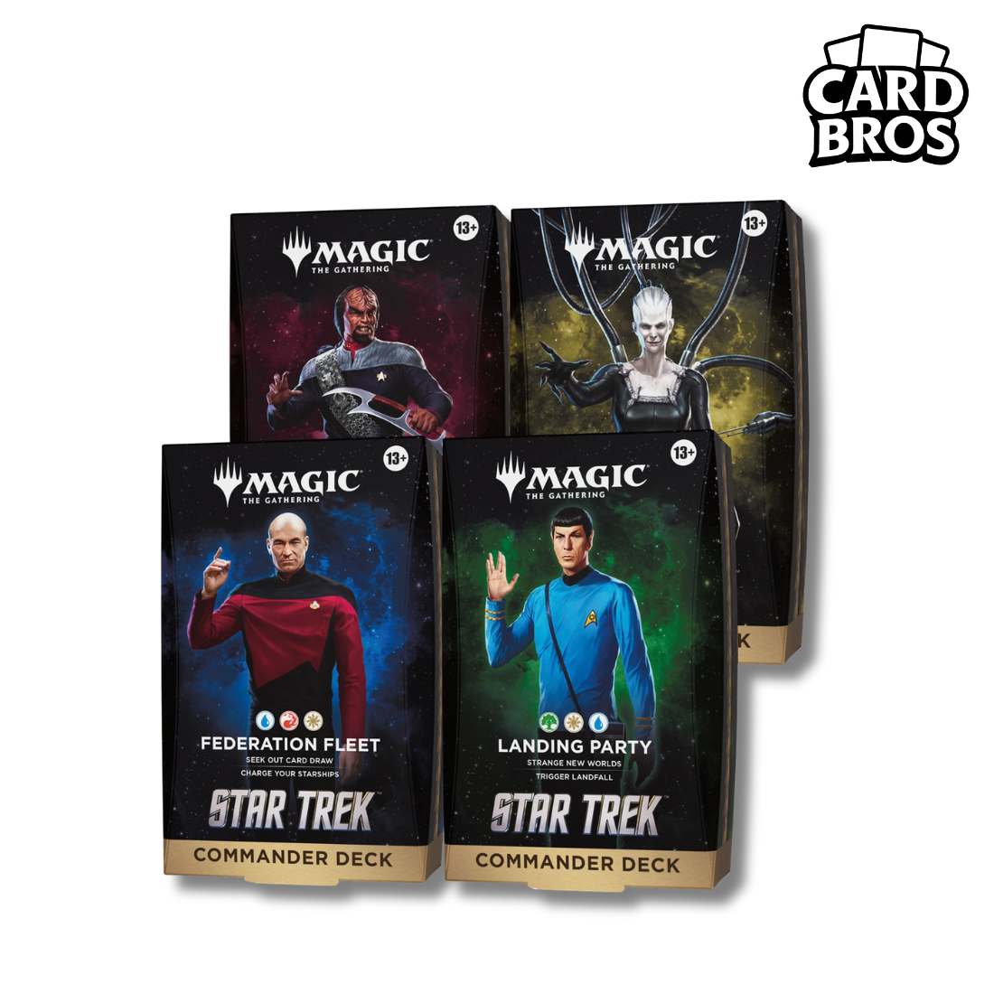 Lot de 4 Decks Commander Magic: The Gathering | Star Trek