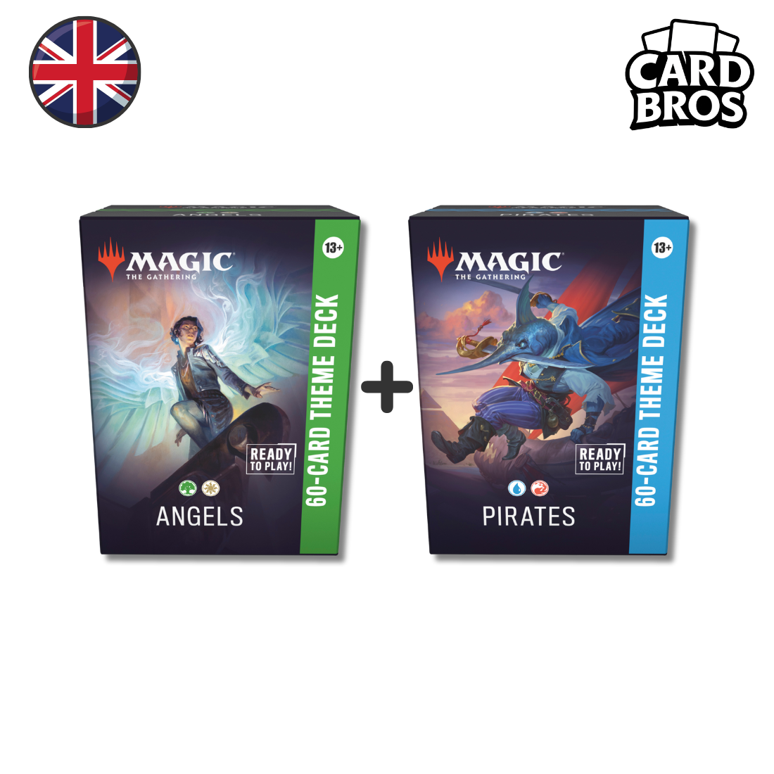 Lot de 2 Decks à thème Magic: The Gathering | Anges +  Pirates | Lorwyn éclipsé (EN)