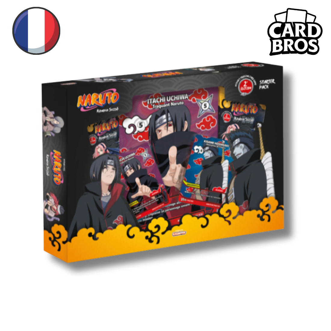 PRECOMMANDE - Pack de démarrage | Itachi & Kisame | Naruto Mythos TCG | 1er chapitre : Konoha Shidō | 2° Édition (FR)