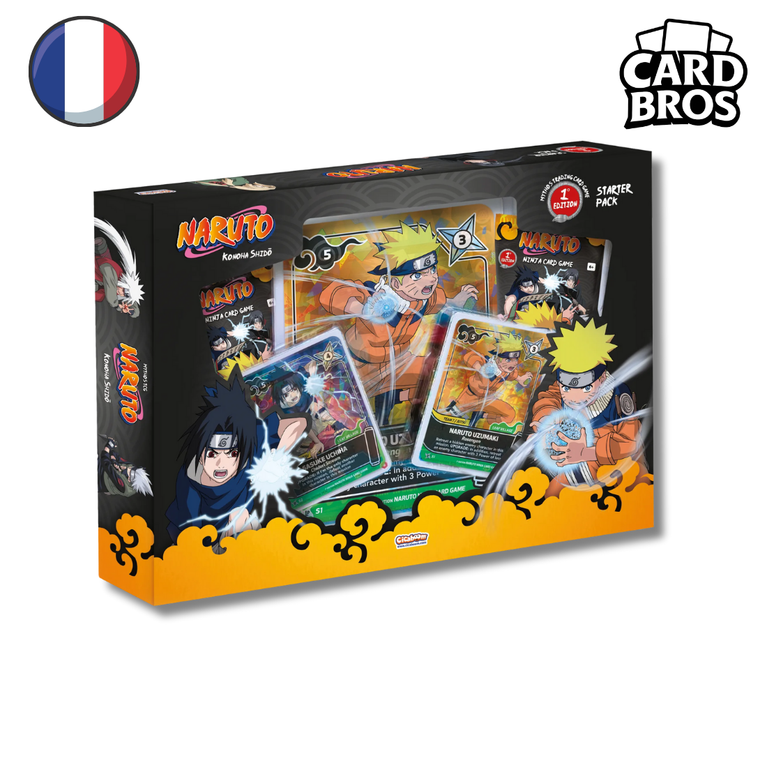 PRECOMMANDE - Pack de démarrage | Naruto Mythos TCG | 1er chapitre : Konoha Shidō | 1° Édition (FR)