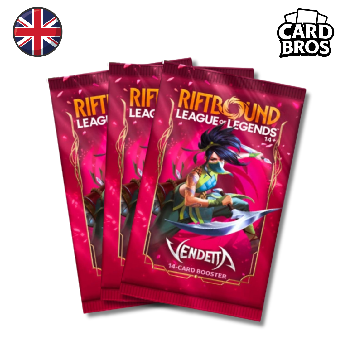 Lots de 3 Boosters Riftbound: League of Legends TCG | Vendetta (EN)