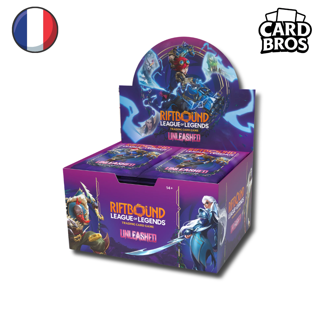 PRECOMMANDE - Boite de Boosters (24 Boosters) Riftbound: League of Legends TCG | Déchaînement (FR)