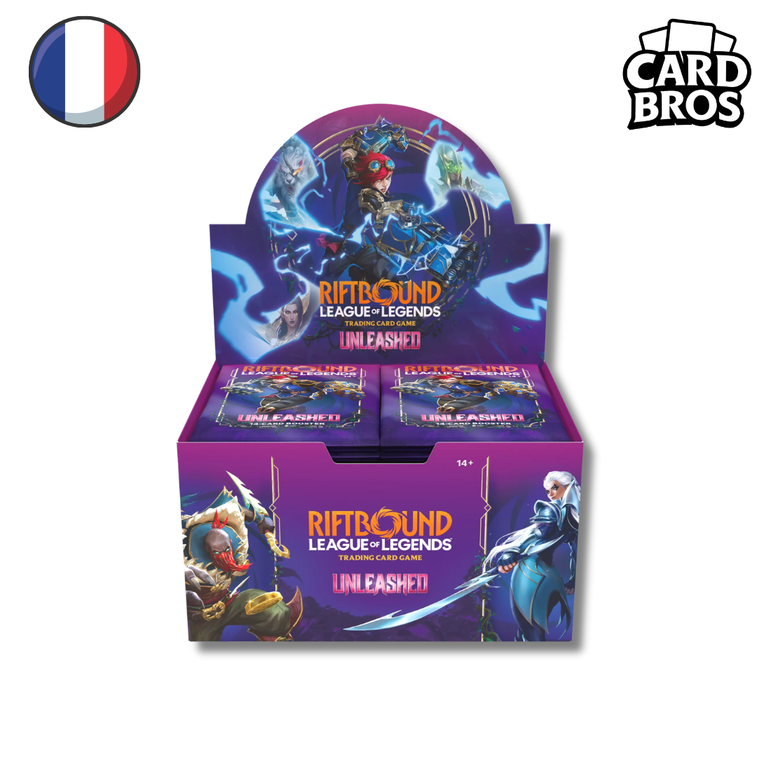 PRECOMMANDE - Boite de Boosters (24 Boosters) Riftbound: League of Legends TCG | Déchaînement (FR)