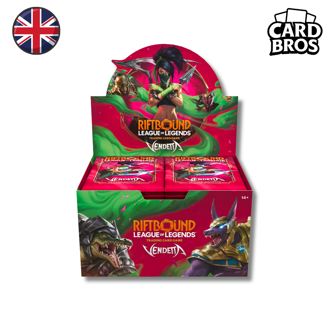 Boite de boosters (24 Boosters) Riftbound: League of Legends TCG | Vendetta (EN)
