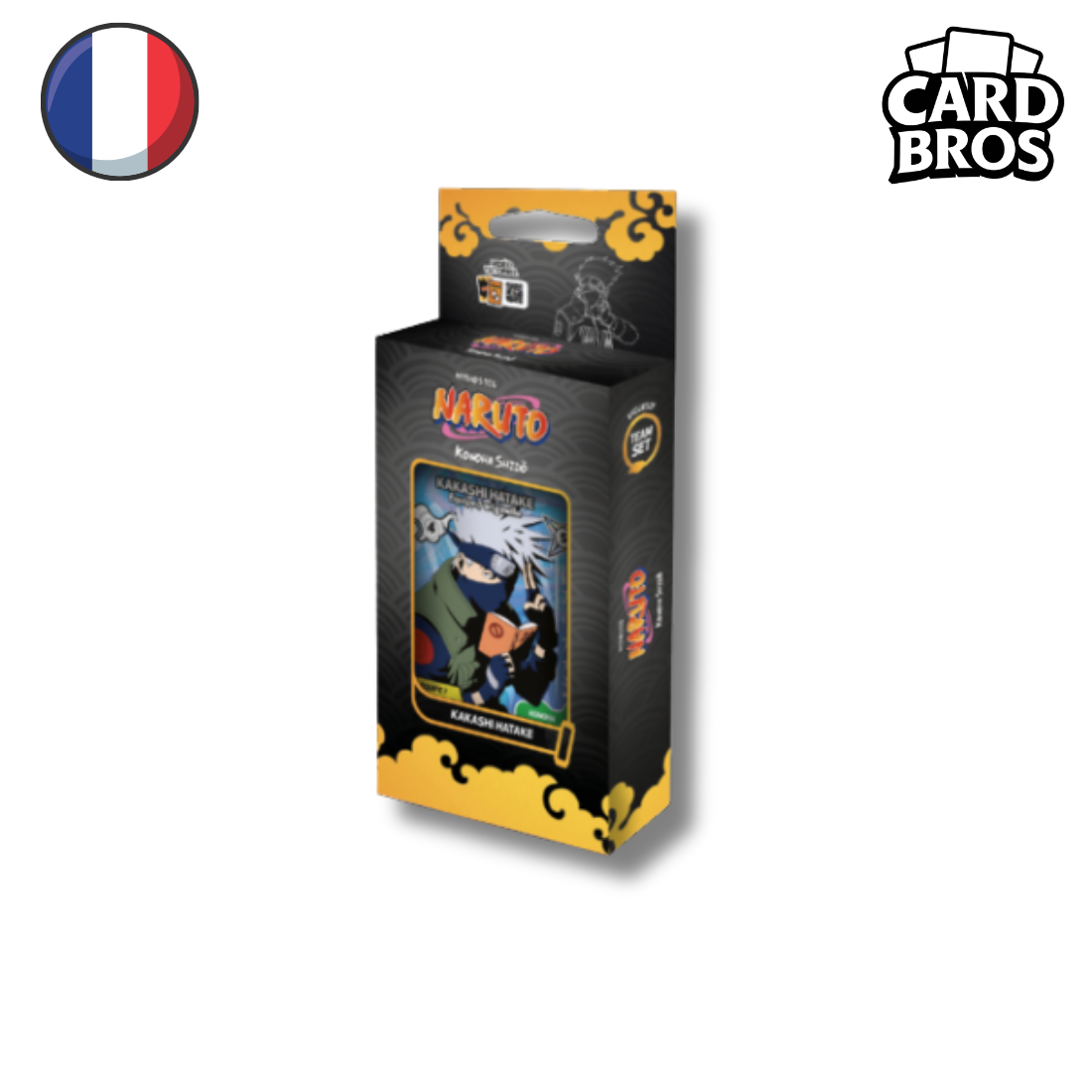 PRECOMMANDE - Team Set Kakashi | Naruto Mythos TCG | 1er chapitre : Konoha Shidō | 2° Édition (FR)