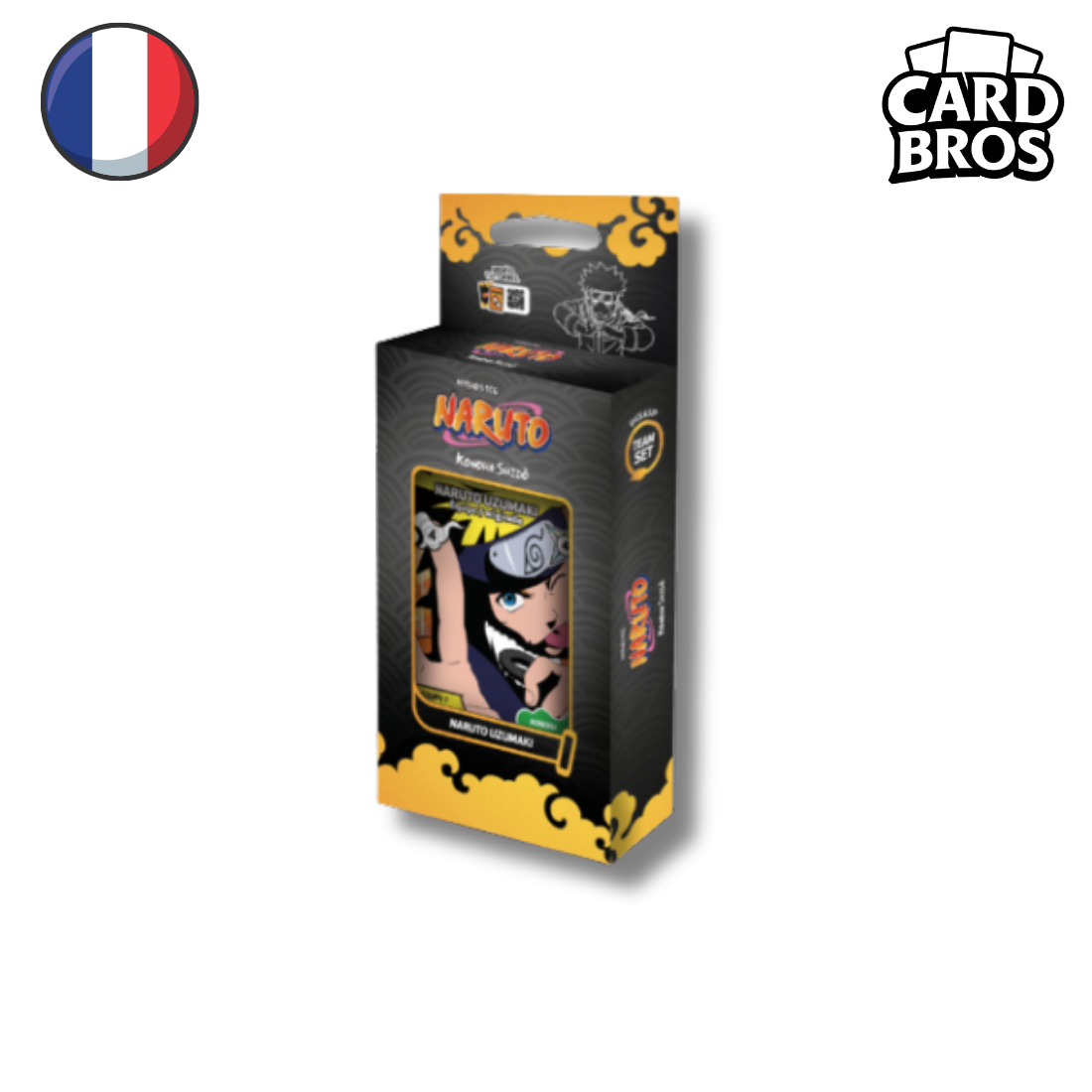 PRECOMMANDE - Team Set Naruto | Naruto Mythos TCG | 1er chapitre : Konoha Shidō | 2° Édition (FR)