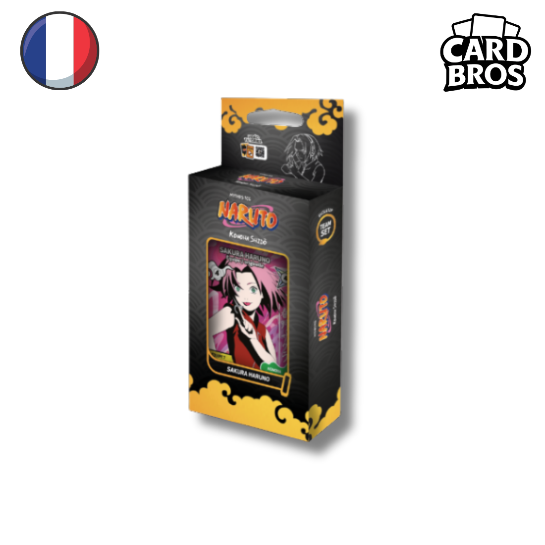 PRECOMMANDE - Team Set Sakura | Naruto Mythos TCG | 1er chapitre : Konoha Shidō | 2° Édition (FR)
