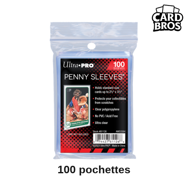 Penny Sleeves Ultra Pro – Protège-cartes souples transparents – x100