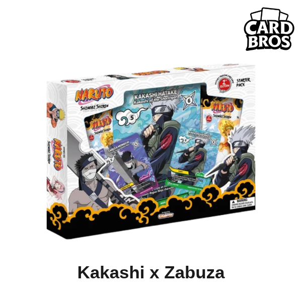 Special Pack | KAKASHI & ZABUZA | Naruto Mythos TCG | SET 2 SHINOBI SHIREN | Première édition (FR)